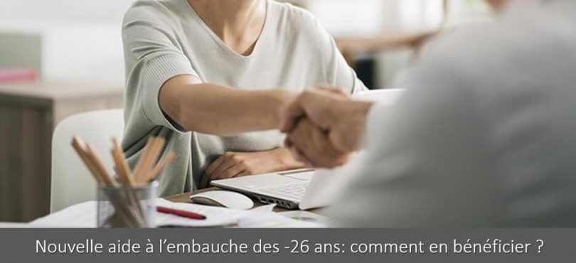 Aide à l’embauche des jeunes de moins de 26 ans